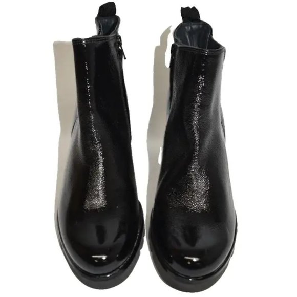 NWT$530 Paul Green New York Lug Sole Boot BLACK PLATFORM 6.5 AU 9 US (TD4) - Picture 3 of 8